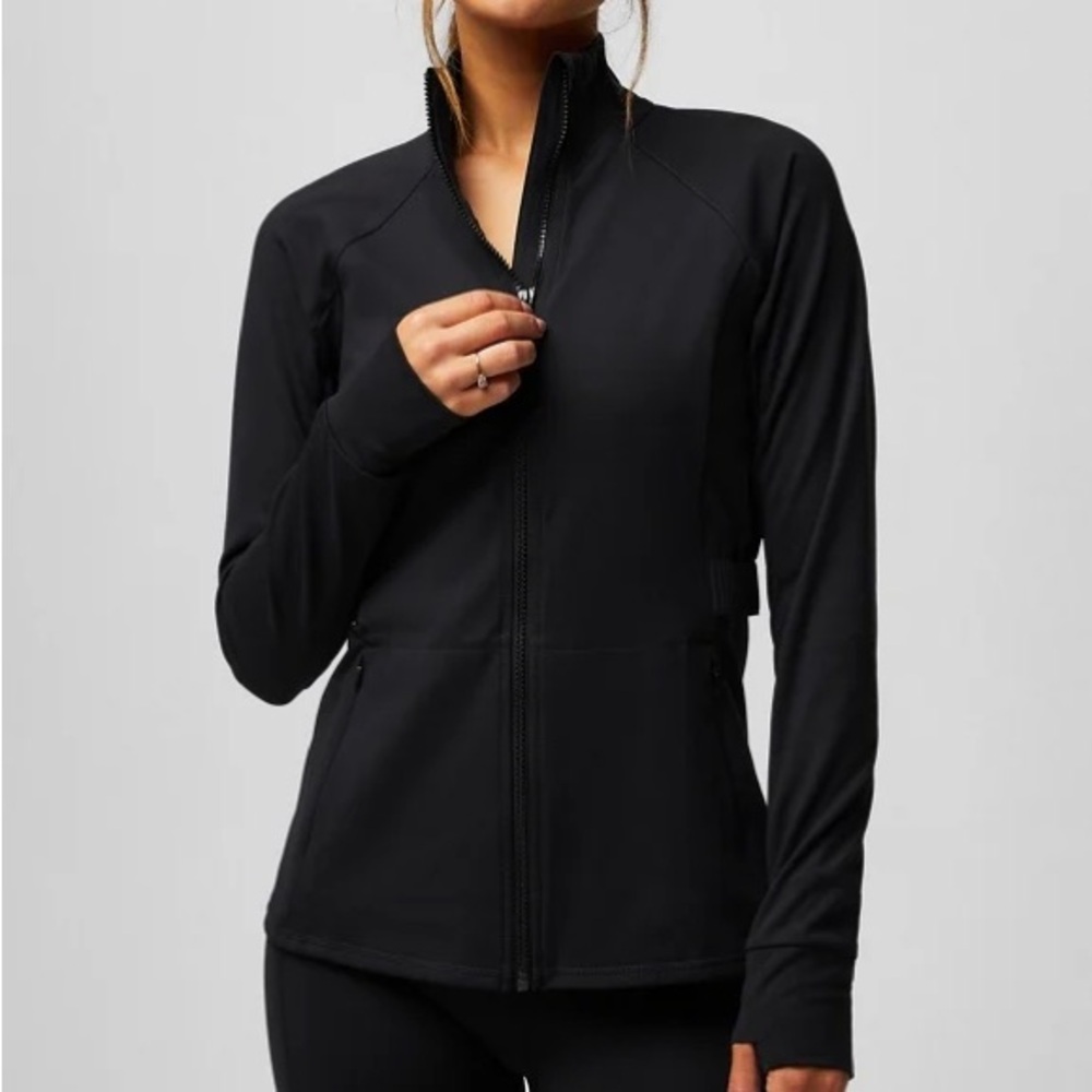 Fabletics trinity performance jacket black